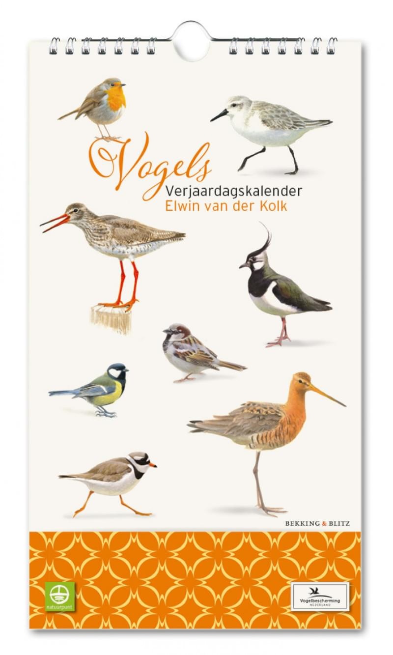 Verjaardagskalender Vogels, Elwin van der Kolk Top Merken Winkel